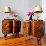 Pair of Art Deco bedside tables