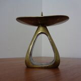 Austrian Model 3600 Candlestick in Brass by Carl Auböck, 1950s