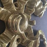 Gold brass knot wall hook