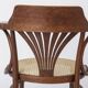 Vintage Bentwood Chair by Fischel Austria 1940s-1950s | Restored Beech Wood