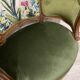 Paire de fauteuils en bois sculpté, XXème s.