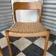 Set of 4 Møller 75 chairs in oak