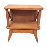 1950s wooden bedside table