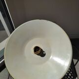 Old suspension in green enamelled sheet metal