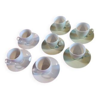 Guy Degrenne cups and saucers.