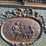 Antique trumeau mirror