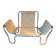 Bauhaus armchair circa 1960.