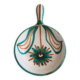 Large enamelled ceramic frying pan by Robert Picault