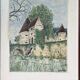 Tableau Paysage Lys Saint Georges - Huile Cadre Bois