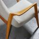 Scandinavian armchair danish feet years 50 compass