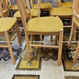 Set of 12 80s bistro chairs