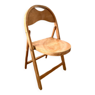 Vintage wooden folding chair Stoe Yugoslavia