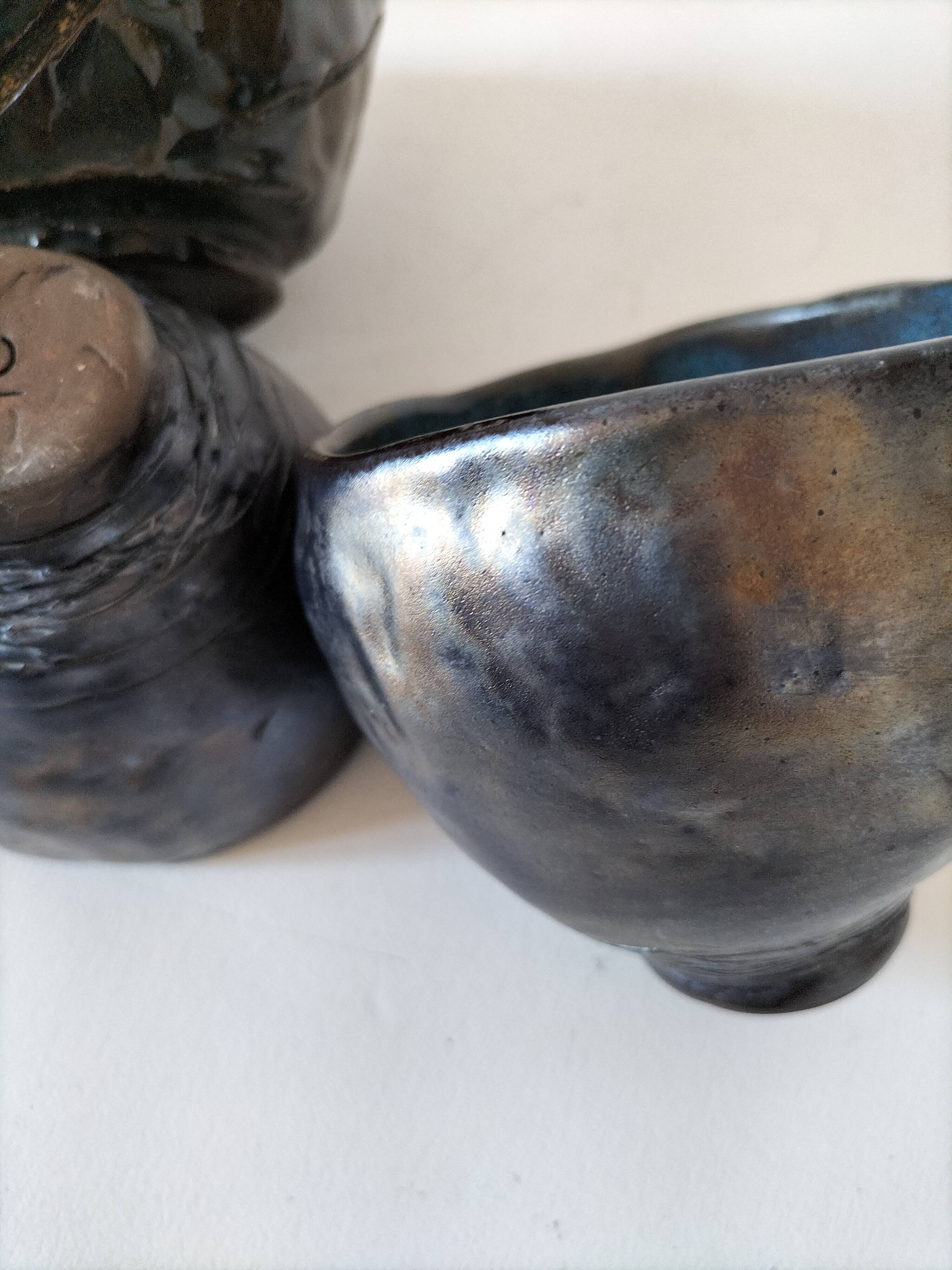Set of 3 handmade ceramic bowls
