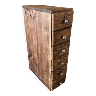 “Column” cabinet with 6 drawers