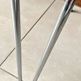 Set of 4 vintage red Formica chairs