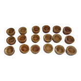 Lot de 18 pots à escargots