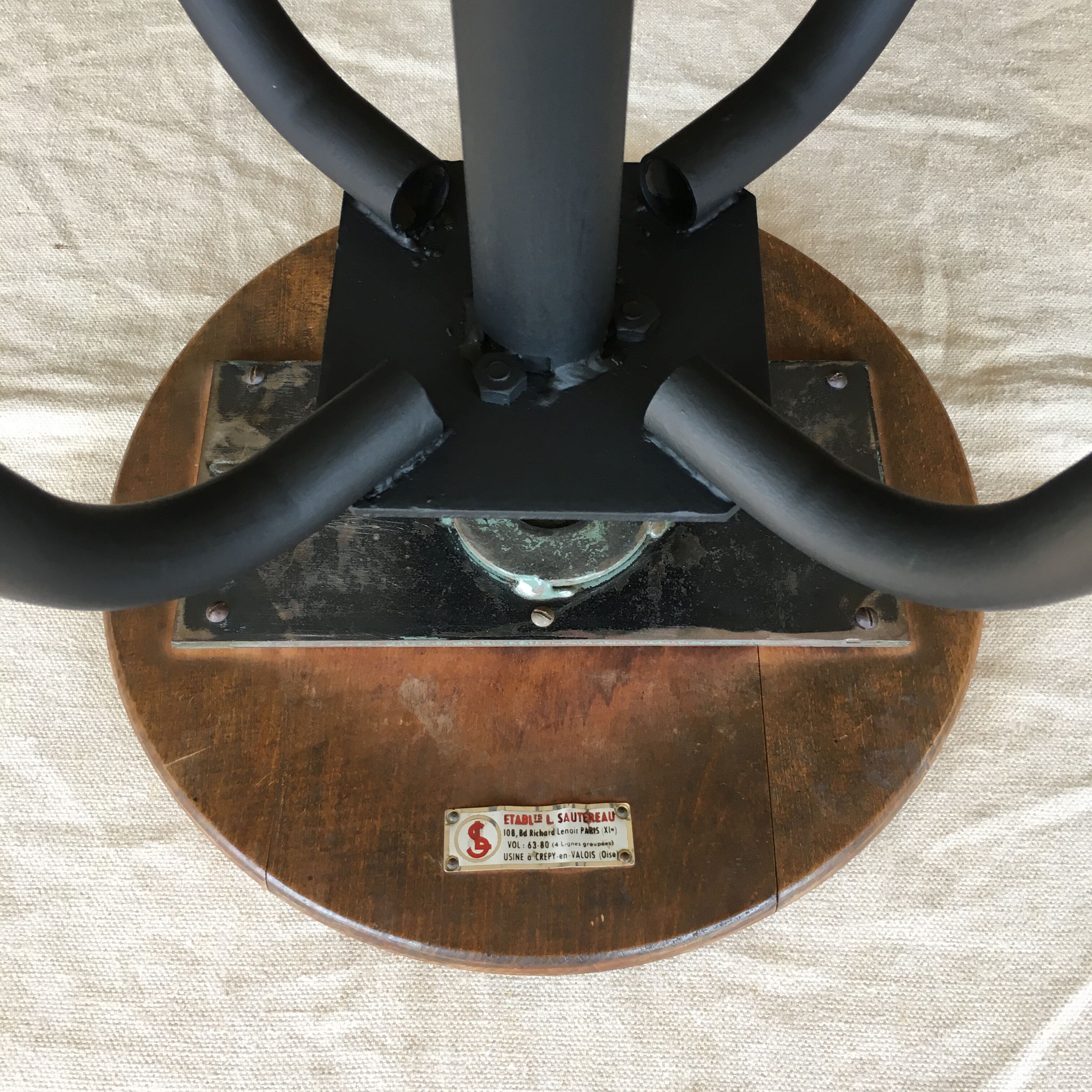 Industrial shop stool