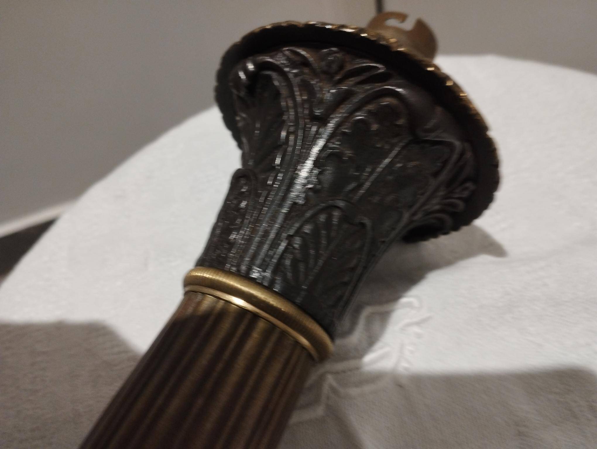 Antique lamp base with lion's paw - Restoration period - Empire