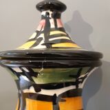 Superb large ceramic vase/jar Vallauris Jacques Laurent