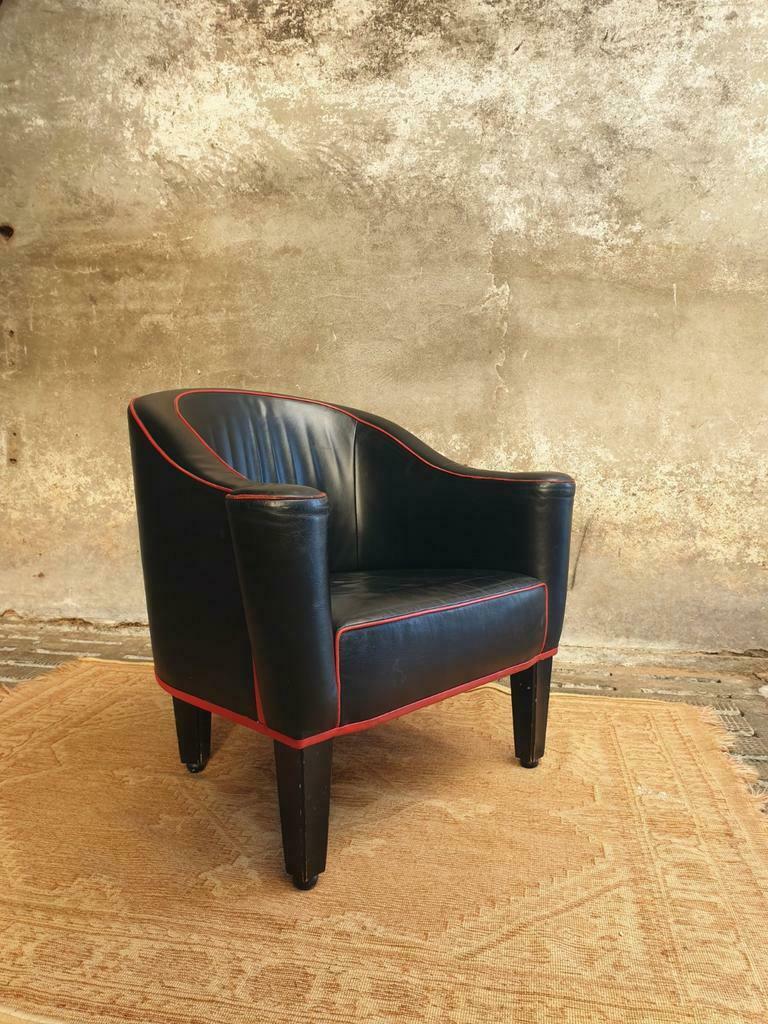 Fauteuil design vintage Wittmann par Hoffmann