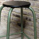 Tabouret de laboratoire en bois et métal