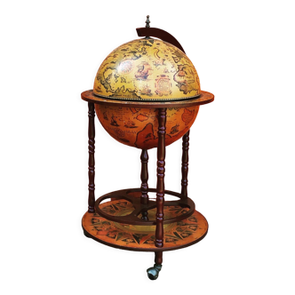 Globe terrestre bar