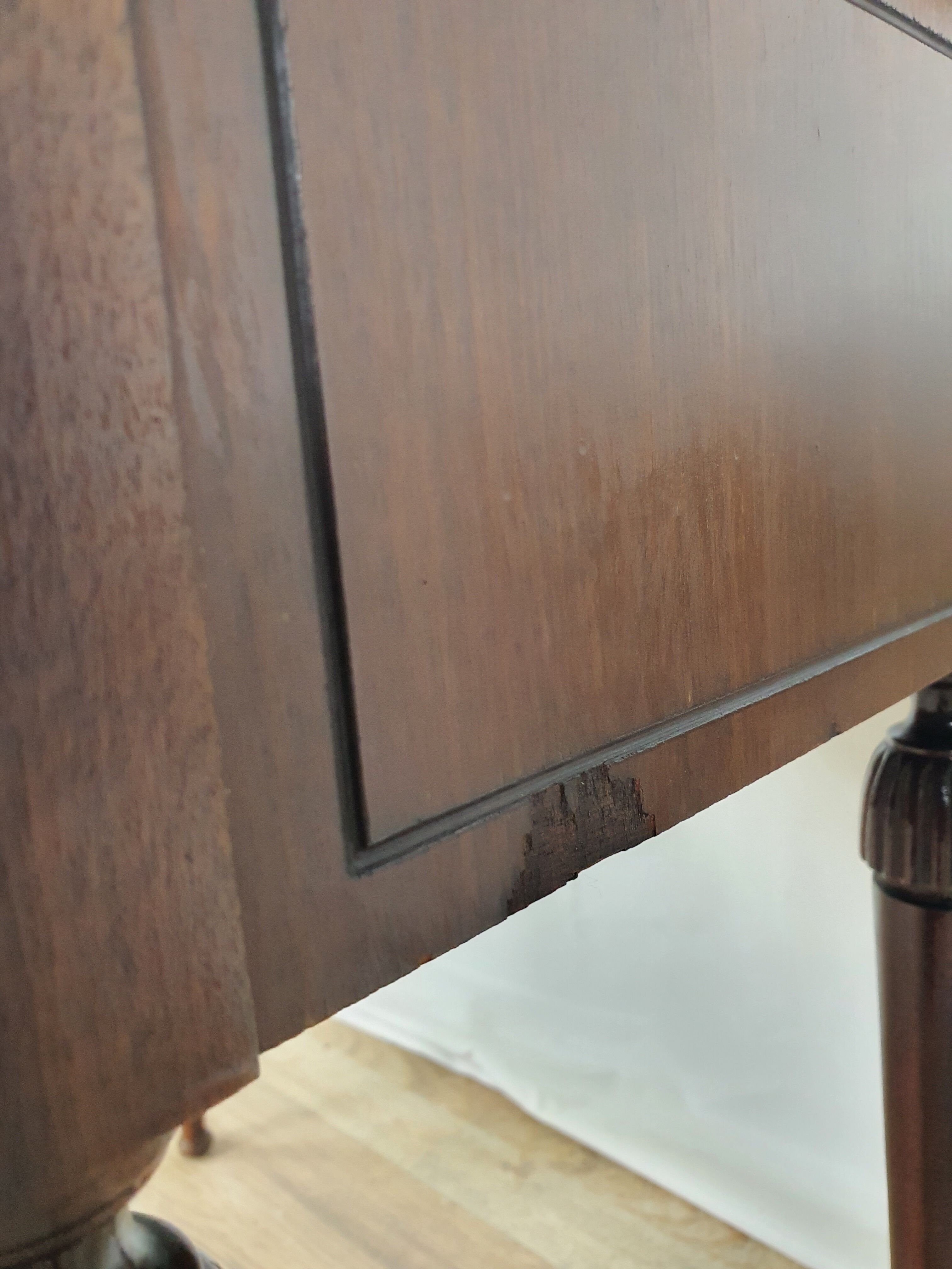 Pair of 1960s bedside tables with marble
