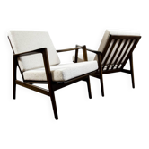 Fauteuils Mid Century Modern par Sfm, Pologne, années 1960, ensemble de 2