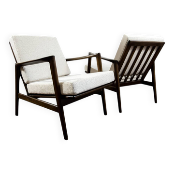 Mid Century Modern Armchairs By Sfm, Poland, 1960s, set of 2