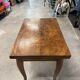 Lacquered oak table - rotating and foldable top