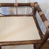 Rattan shelf