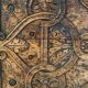Antique coffre en bois sculpté avec motif végétal période renaissance