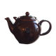 Vintage ceramic ball teapot