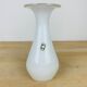 Tarnowiec flat neck vase in vintage white glass