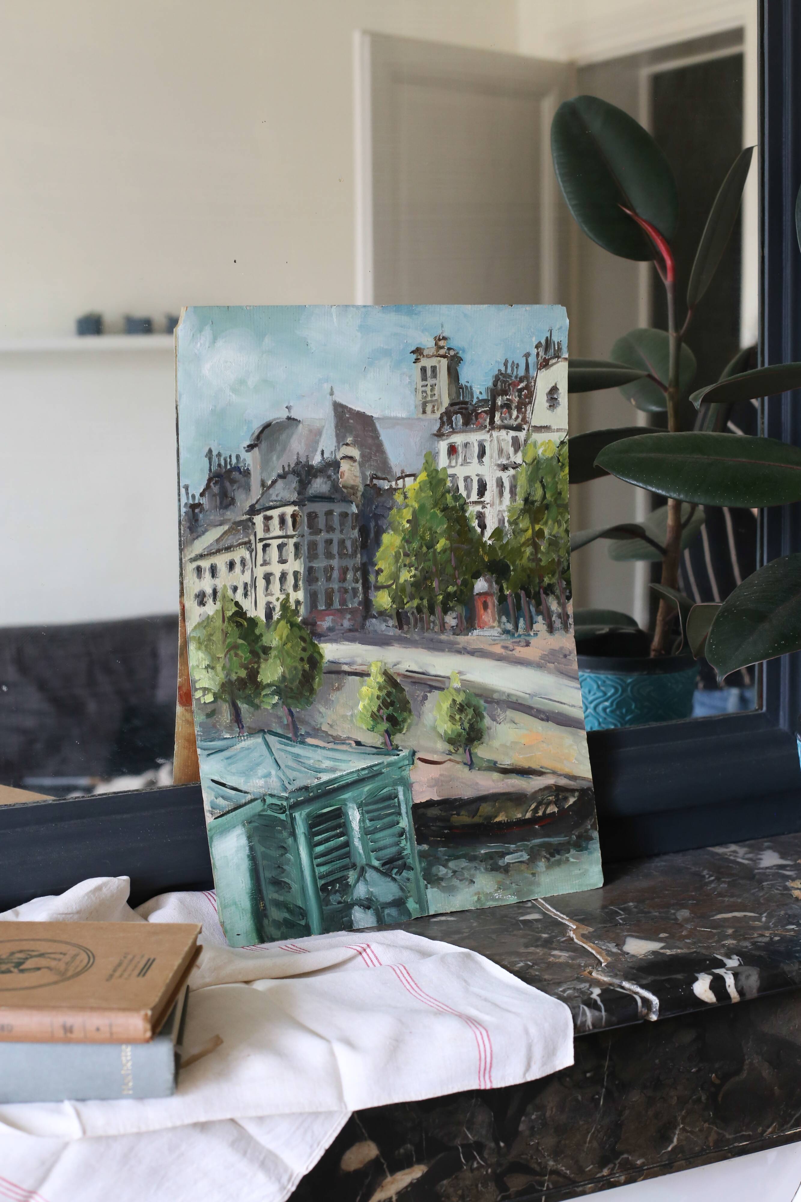 Herbert Theurillat "quai de seine/un portrait de femme"