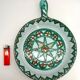 Large frying pan, casserole, signed enamelled ceramic by Humbert Pittari Vallauris.