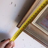 Framed watercolour of roses, signed.