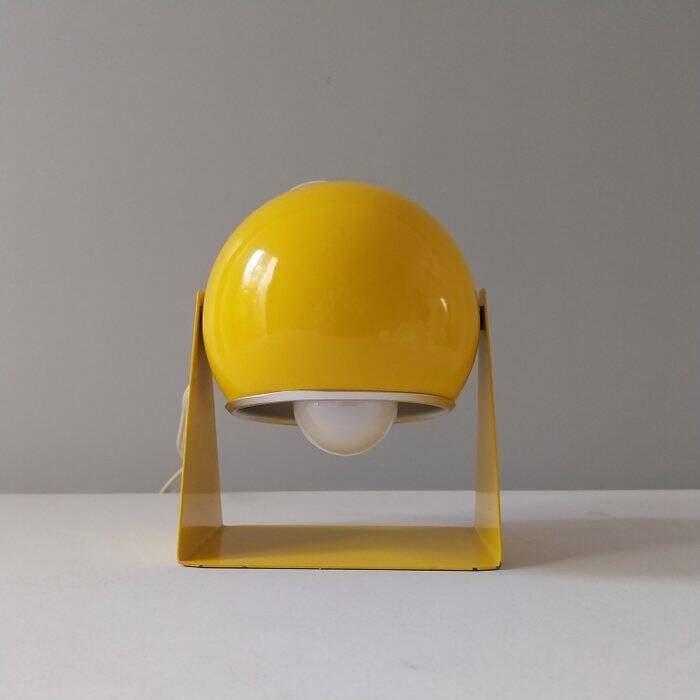 vintage italian table lamp 70s