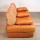 De Sede DS-85 daybed and lounge chair in cognac leather, 1960s