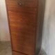 Vintage wooden curtain binder cabinet 1950-1960