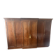 Armoire de style Louis-Philippe en bois de cerisier massif