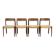 Model 75 Chairs by Niels O. Møller for J.L Møllers, 1960s, Set of 4