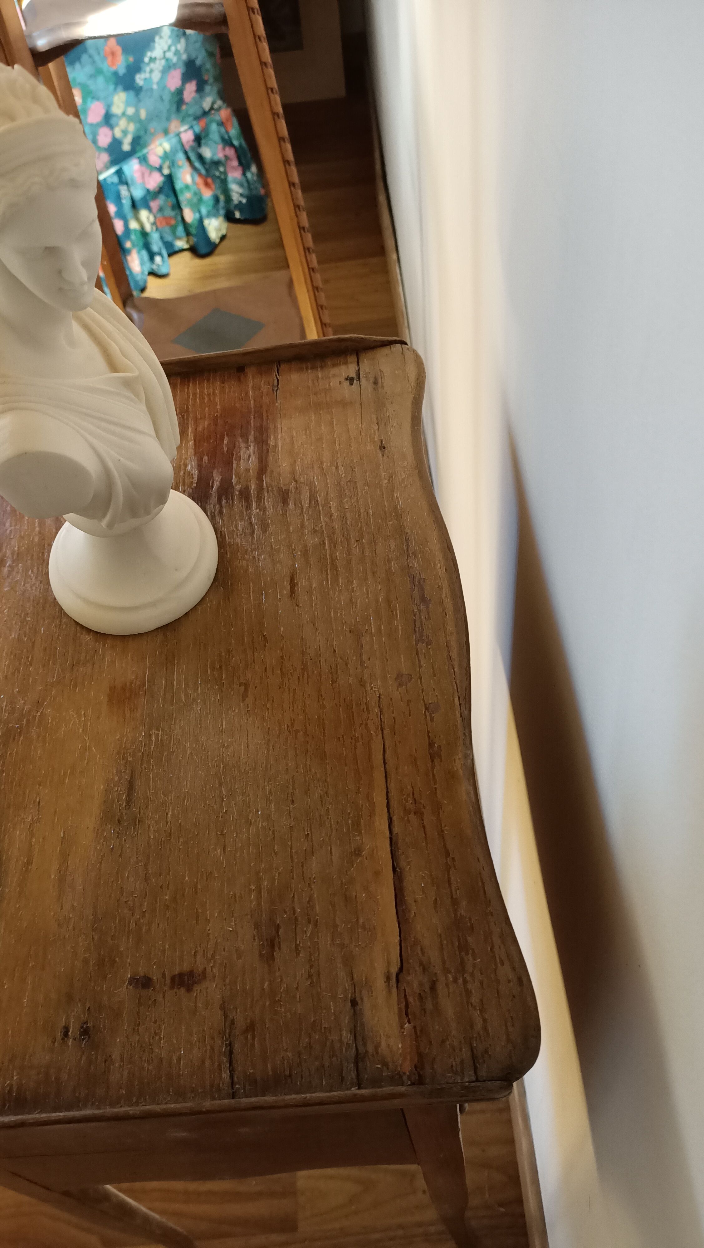 Bedside table with secret drawer