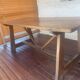Large antique farmhouse table in solid wood – country/monastery spirit