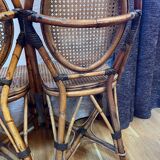 Rattan bistro chairs