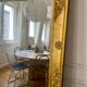 Antique mirror gilded with gold leaf 76cmx160cm