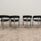 Set of 4 vintage 1970s design dining chairs modernariato.