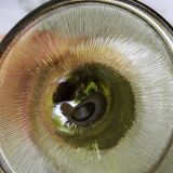 Ensemble de 6 tasses à dessert à pied vert par Venam Italie 1970