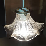 Retro glass walking lamp