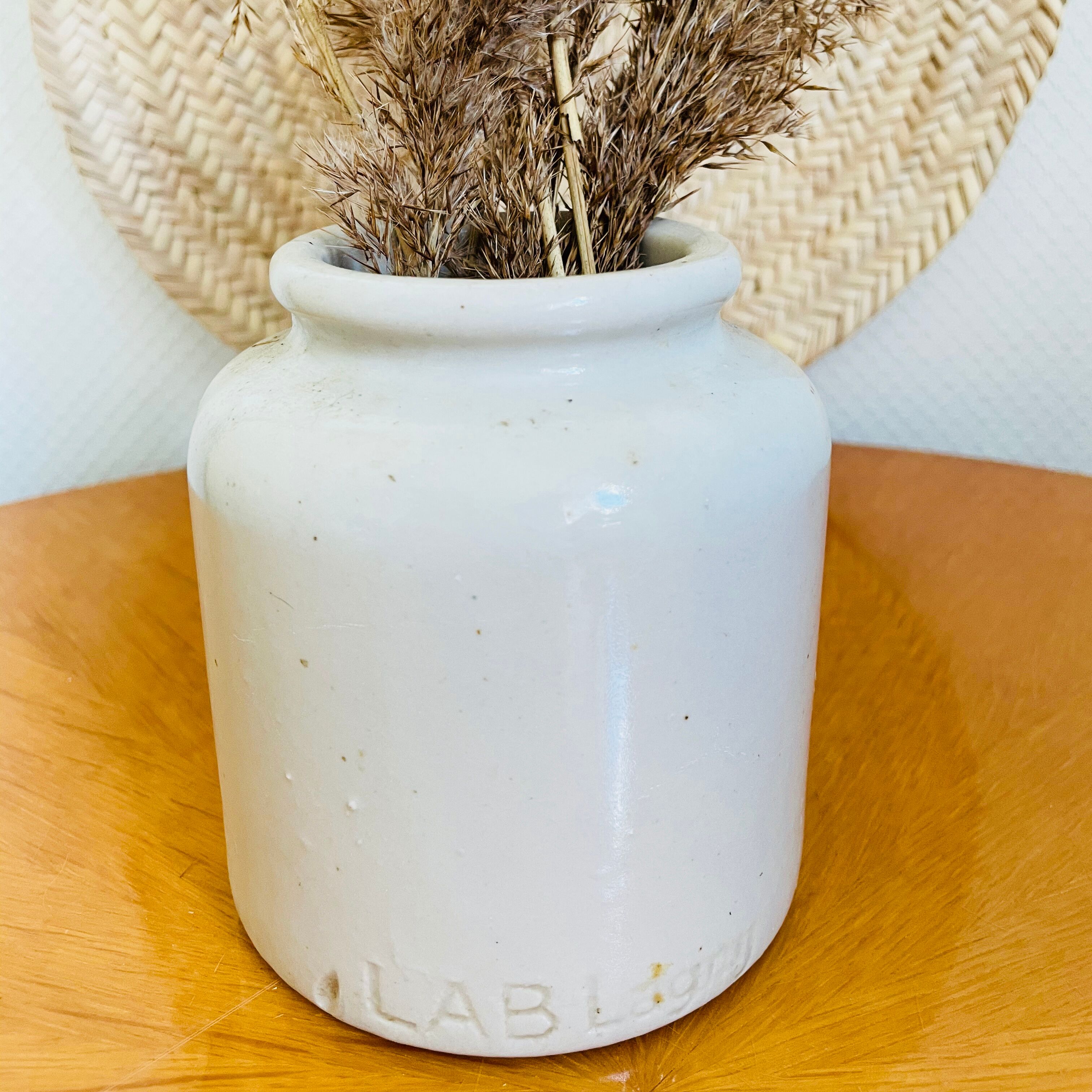 Pot en grès emaillé